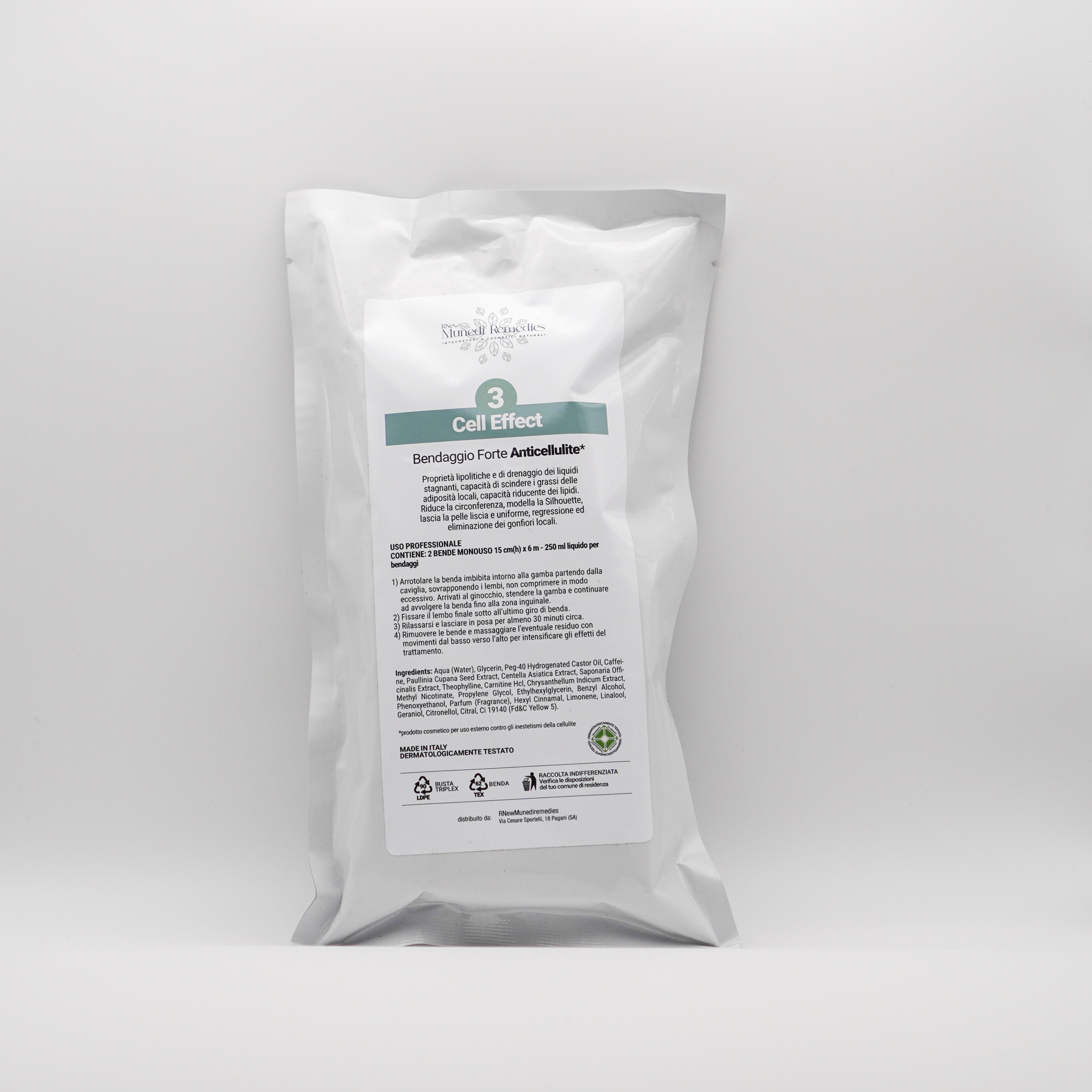 Bendaggio forte anticellulite