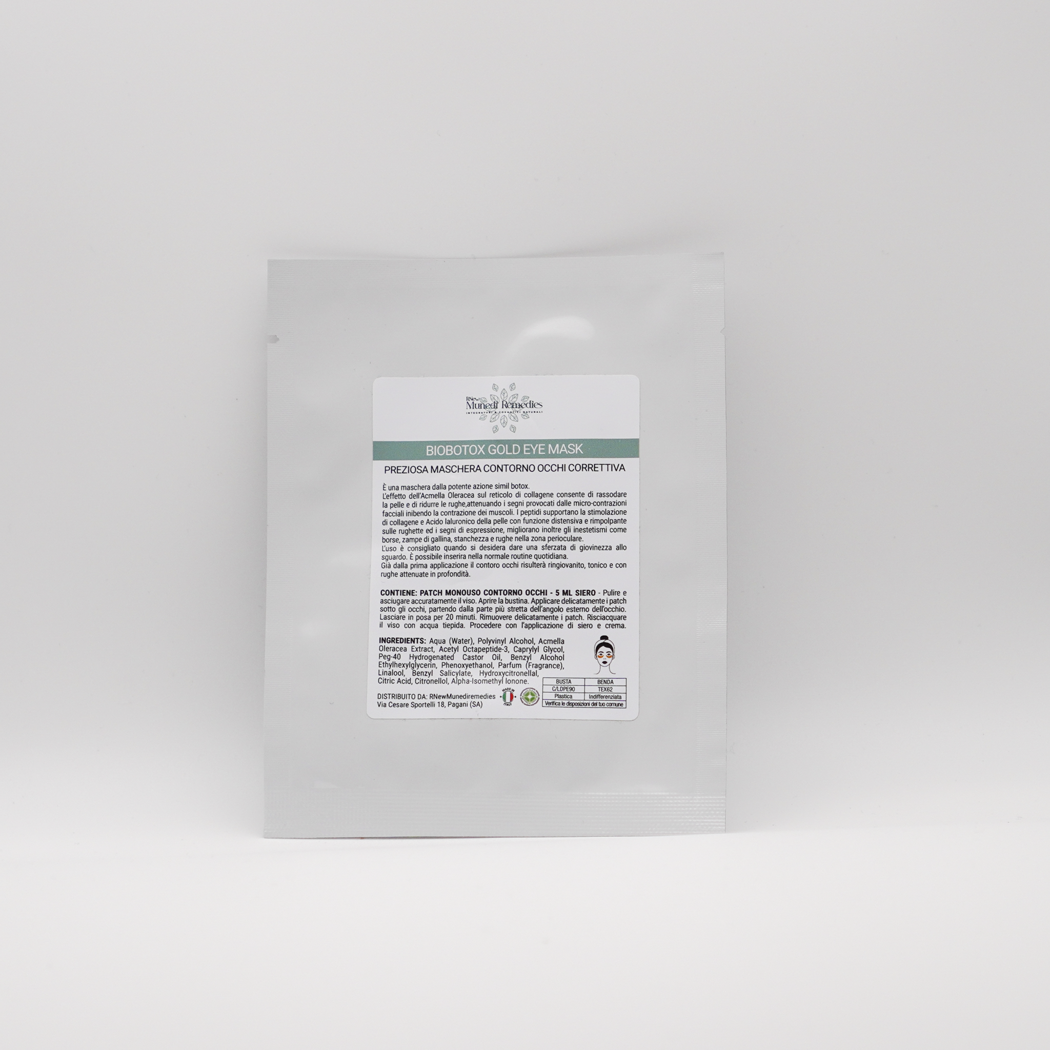 Biobotox gold eye mask
