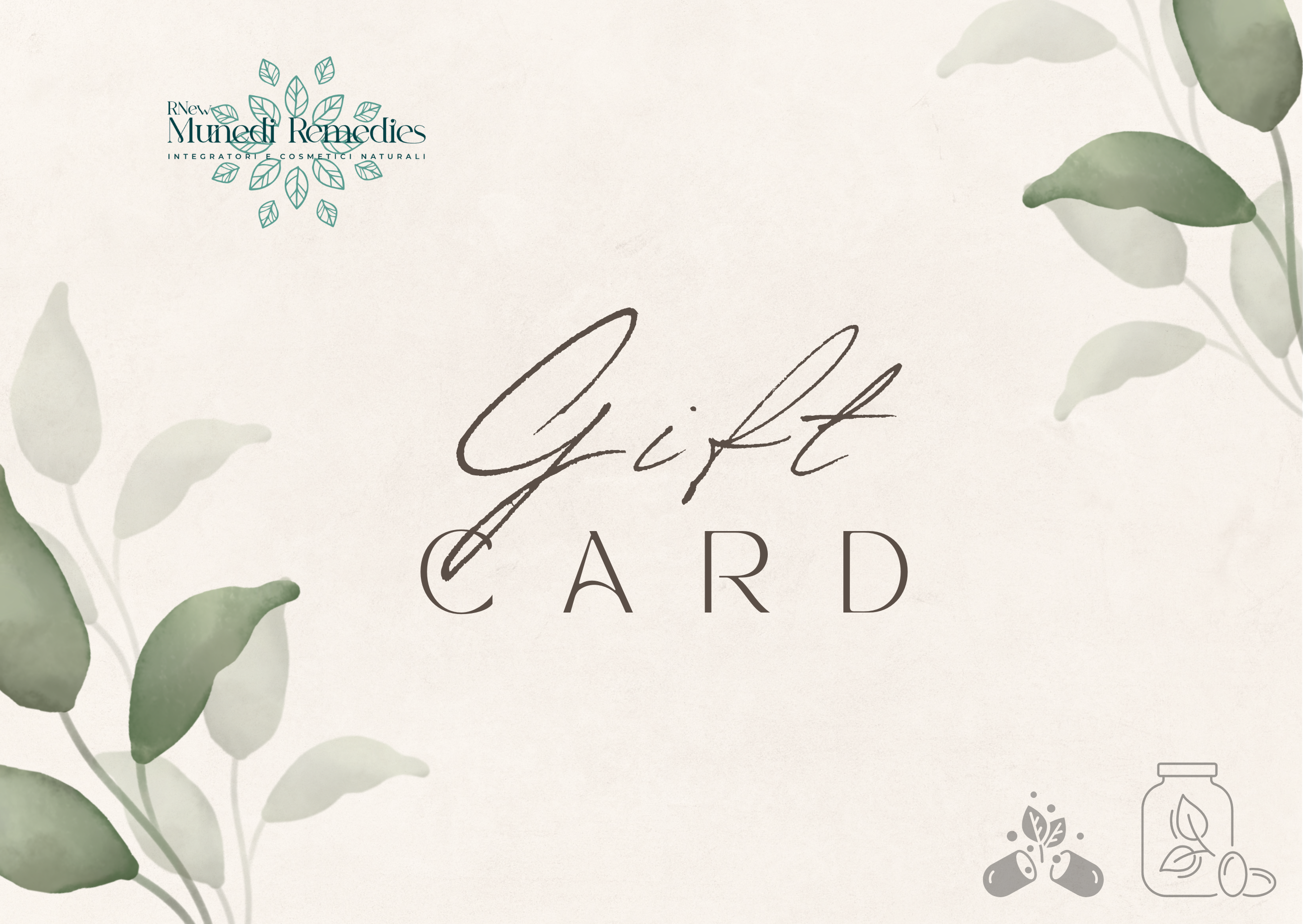 Gift Card • By Munedi Remedies